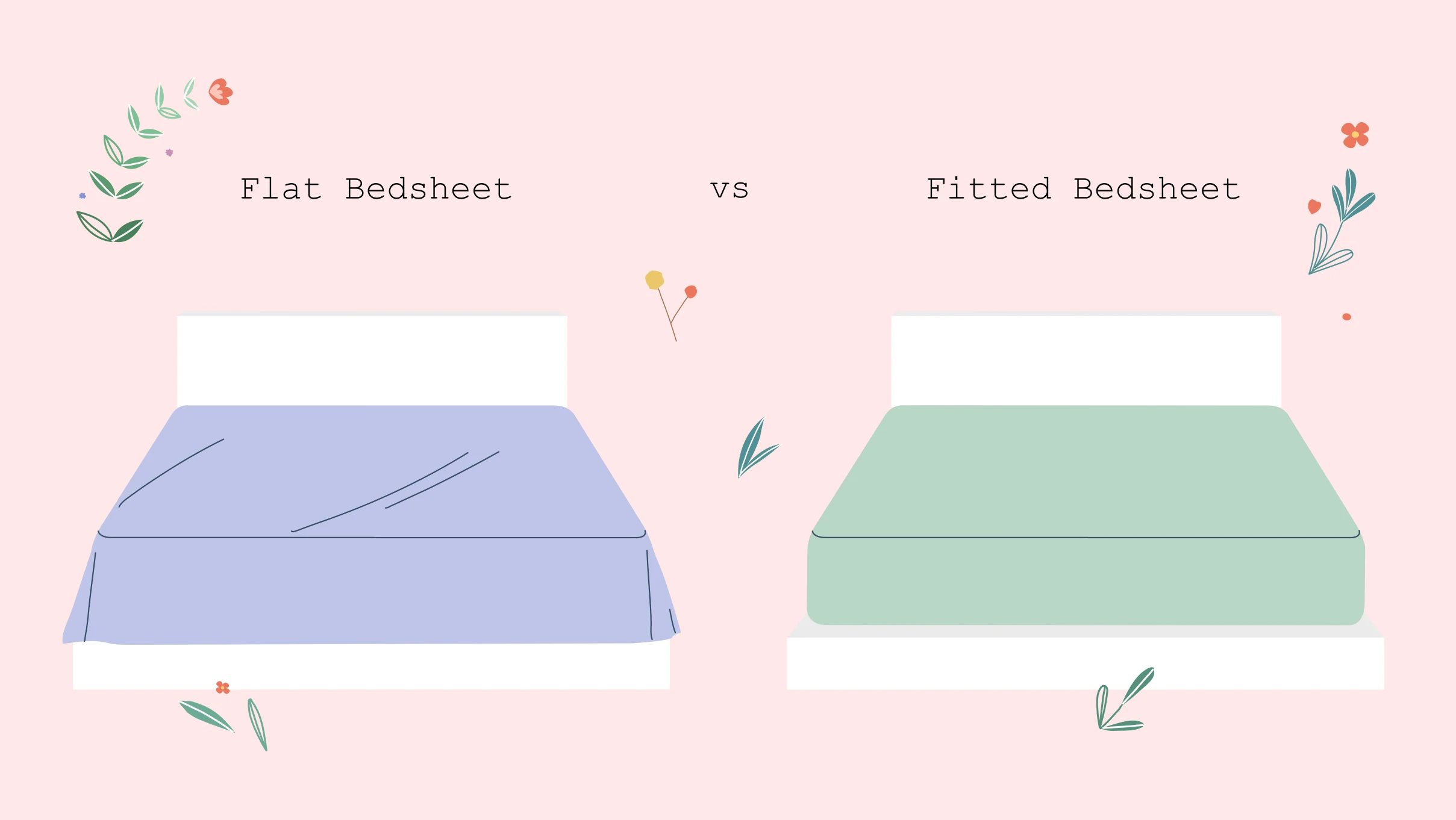 Flat Sheet vs Fitted Sheet