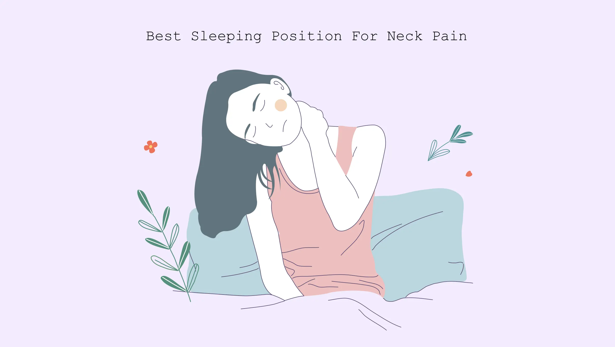 Best sleeping position on sale for neck spasm