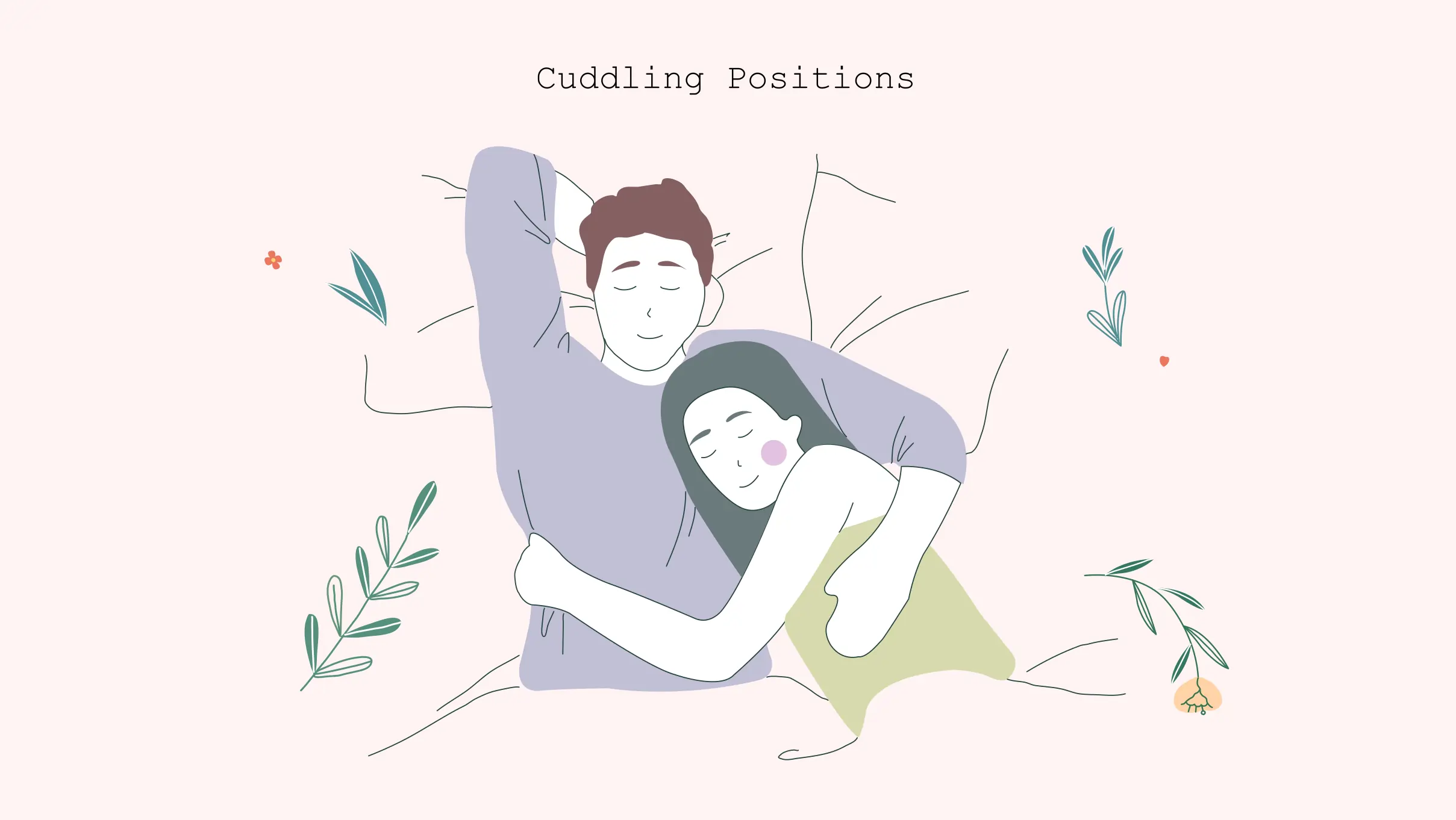 cuddling positions and what they mean