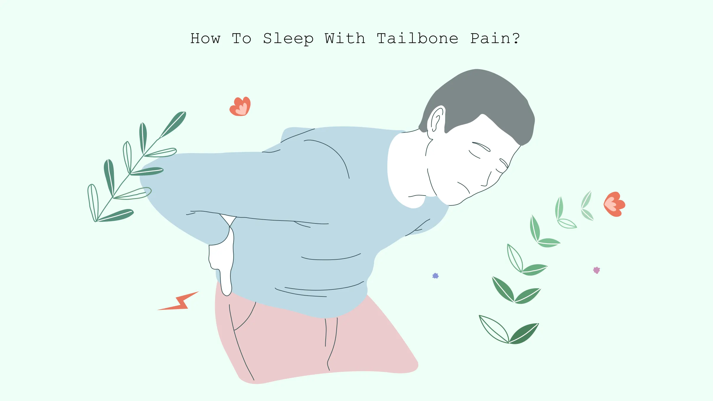 Suffering with coccyx pain? Here's how to get a good night's sleep