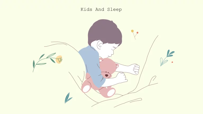 xxx kids and sleep illustration of Kids and Sleep