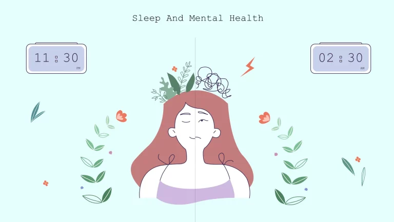 xxx Sleep and mental health illustration of sleep and mental health